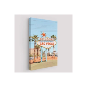 Las Vegas Nevada Ünlü Tabelası Duvar Tablosu-6294