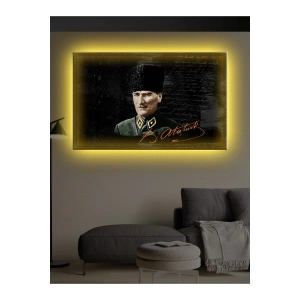 Led Işıklı Atatürk Tabloları