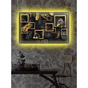 Led Işıklı Dekoratif Kare Tablo (Hediyelik)