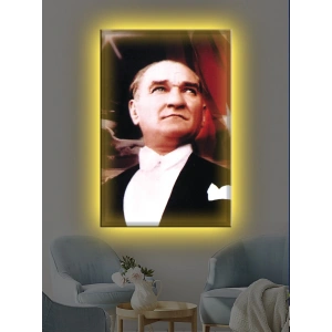 Led Işıklı En Güzel Atatürk Tablosu