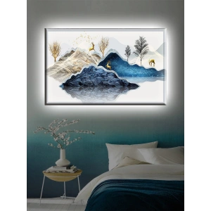 Led Işıklı Modern Dekoratif  Kanvas