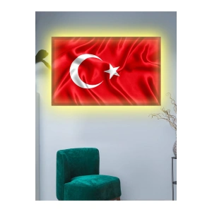 Led Işıklı Türk Bayrağı (al bayrak)