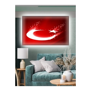 Led Işıklı Türk Bayrağı (en güzel bayrak)