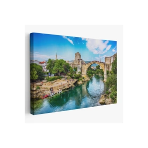 Mostar Köprüsü Kanvas Duvar Tablosu-1115