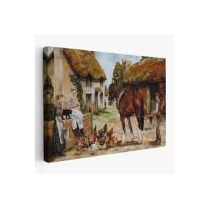 Ortacağ Alman Köyü Duvar Tablosu-6605