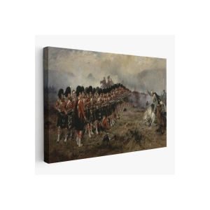 Robert Gibbin İnce Kırmızı Çizg Tablosu -The Thin Red Line-6602