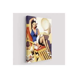 Sailor Pin Up Dekoratif Duvar Tablosu - Denizci Kız-6459
