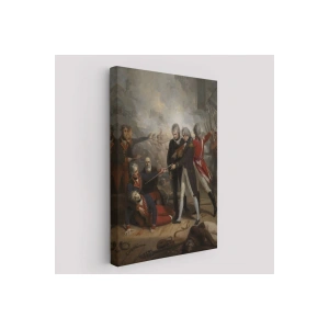 San Nicolasın St Vincentta Teslim Olması Reprodüksiyon Tablosu-6277