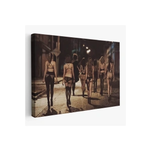 Sokak Kadınları Tablosu - Street Woman-6554