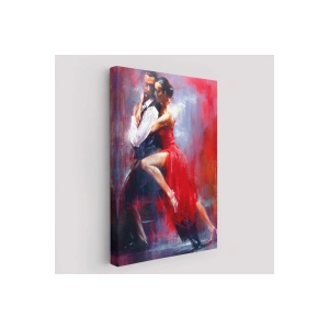 Tango Yapan Çift Dekoratif Duvar Tablosu-6427