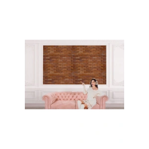 Taş Tuğla Desenli Duvar Kağıdı-5597