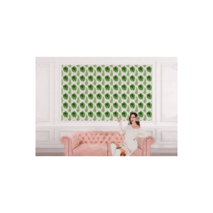 Tropikal Yaprak Desenli Duvar Kağıdı-5579