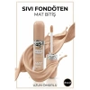6lı Mat Bitişli Fondöten Seti
