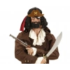Kahve Şapkalı Pipolu Jack Sparrow Gözlüğü