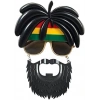 Rasta Peruklu Bob Marley Parti Gözlüğü