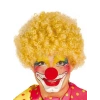 Sarı Renk Kıvırcık Afro Palyaço Seti