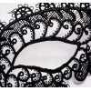 Siyah Dantel Kesim Balo Parti Maskesi 10 No
