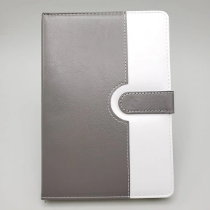 Tarihsiz Ajanda Defter Beyaz Gri Renk