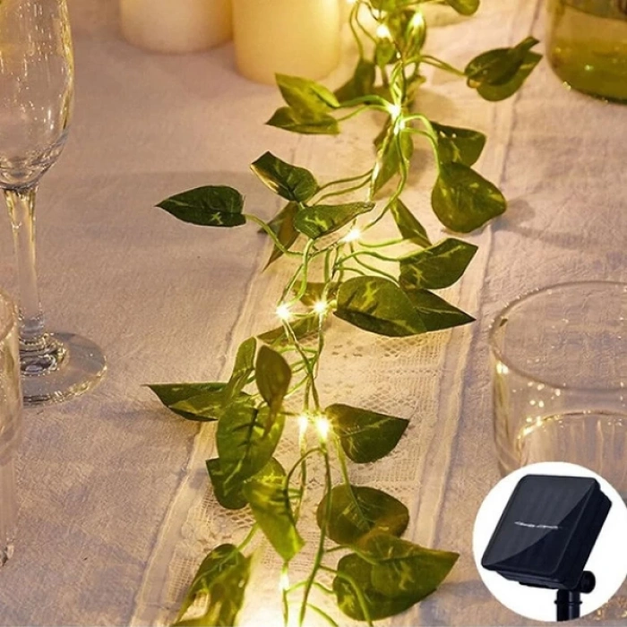 Güneş Enerjili Sarmaşık Led Dekor 5 Metre