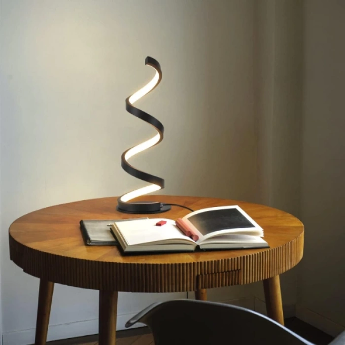 Kıvrımlı Spiral Gece Lambası