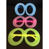 Fosforlu Oval Model Glow Parti Gözlüğü 12 Adet