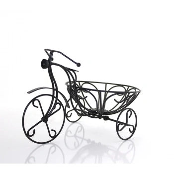 Ferforje Dekoratif Bisiklet Çiçeklik