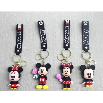 Mickey - Minnie Mouse Silikon Anahtarlık