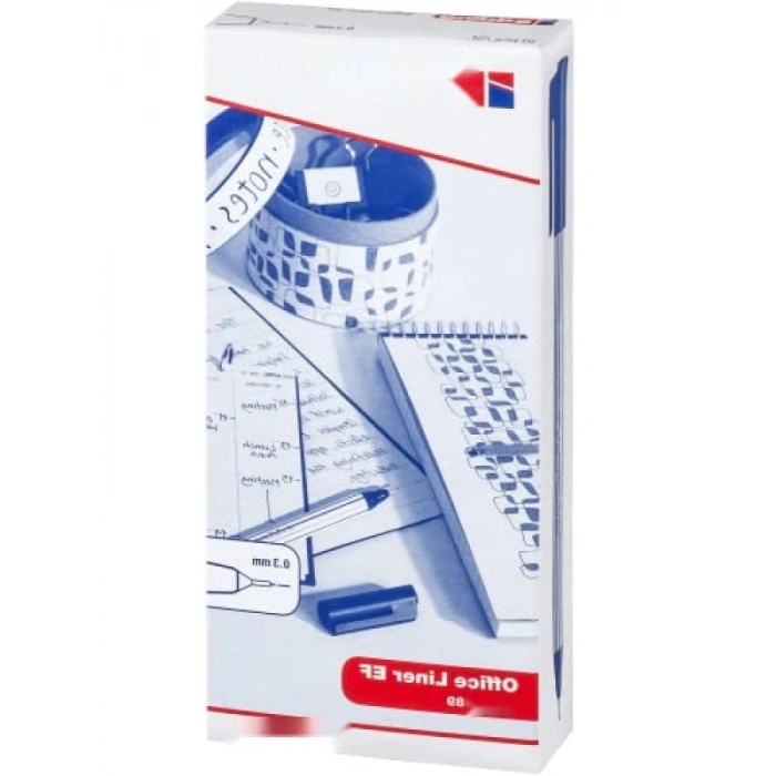 0,3 mm Ekstra İnce Fineliner Kalem Seti, Mavi - 10 Adet