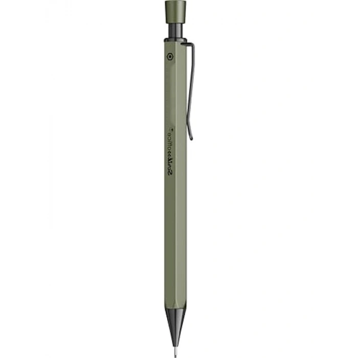 0.5 mm Yeşil Versatil Kalem - Dayanıklı Metal Klips