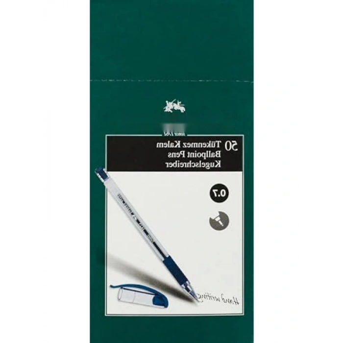 0.7 Mm İğne Uç Tükenmez Kalem, Siyah, 50li