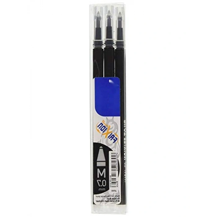0.7 mm Kalınlığında Siyah Mürekkep Kalem Yedeği - 3 Lü Set
