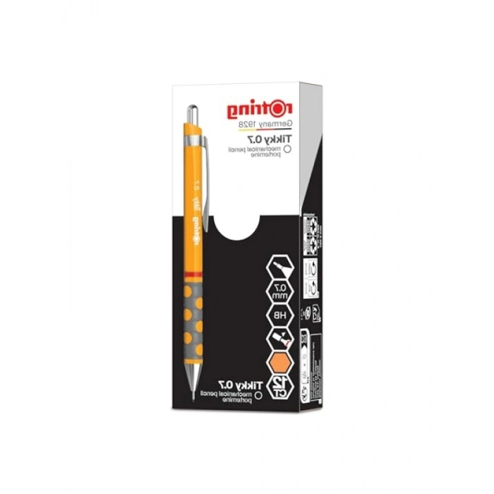 0.7 mm Mekanik Kurşun Kalem - Mango Turuncu