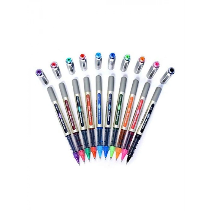 0.7 mm Tükenmez Kalem Seti - 10lu Renkli Paket