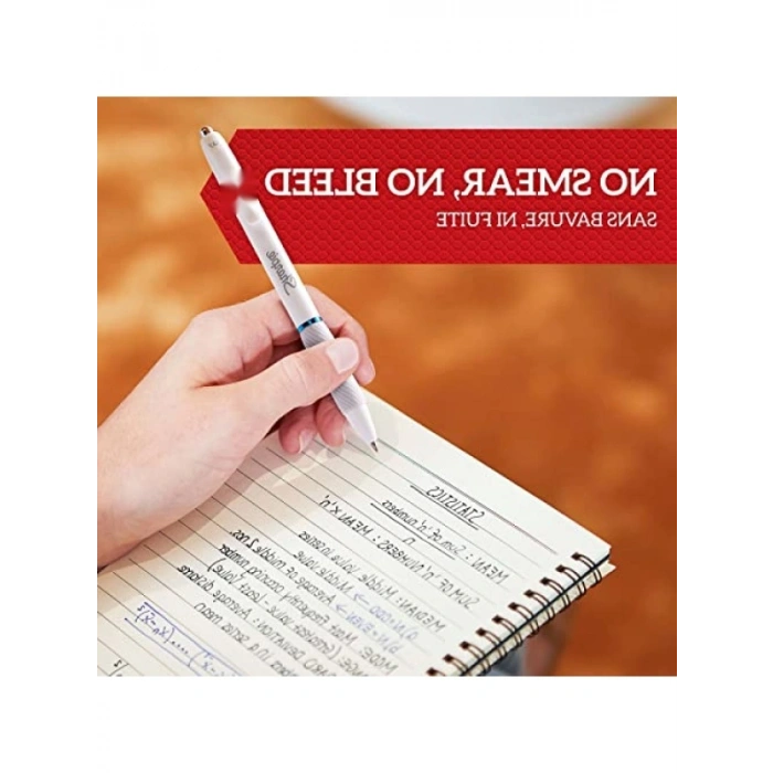 0,7 mm Uçlu Jel Kalem Seti, Buz Mavisi & Beyaz İnci