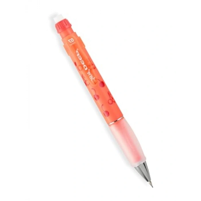 0.7mm Mekanik Kurşun Kalem, Fosforlu Kırmızı