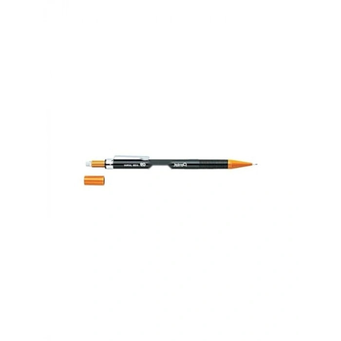 0.9mm Uç Kalınlığına Sahip Mekanik Kurşun Kalem - Siyah/Kahve