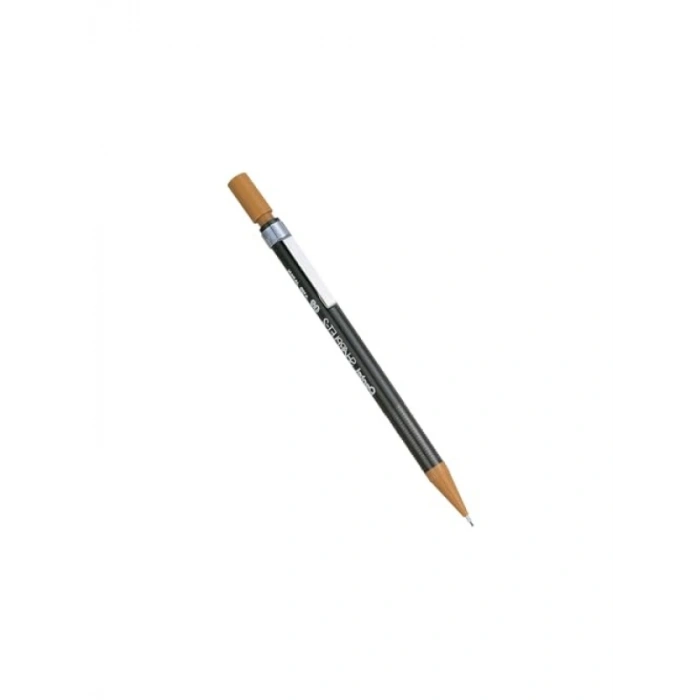 0.9mm Uç Kalınlığına Sahip Mekanik Kurşun Kalem - Siyah/Kahve