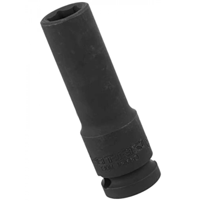 1/2 Altı Köşe Havalı Derin Lokma Anahtar - Siyah, 13 mm
