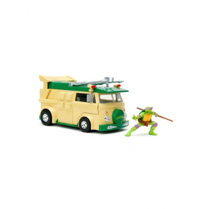 1:24 Ölçek TMNT Parti Aracı ve Donatello Figürü Seti