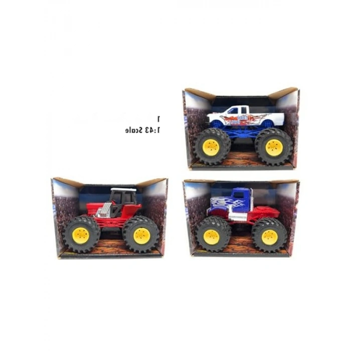 1:43 Ölçekli Mavi Monster Truck Kamyon