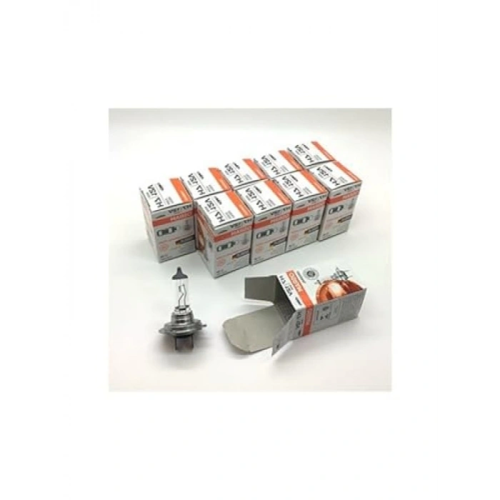 10 Adet 12V H7 Far Ampulü - Yüksek Performanslı Alman Üretimi