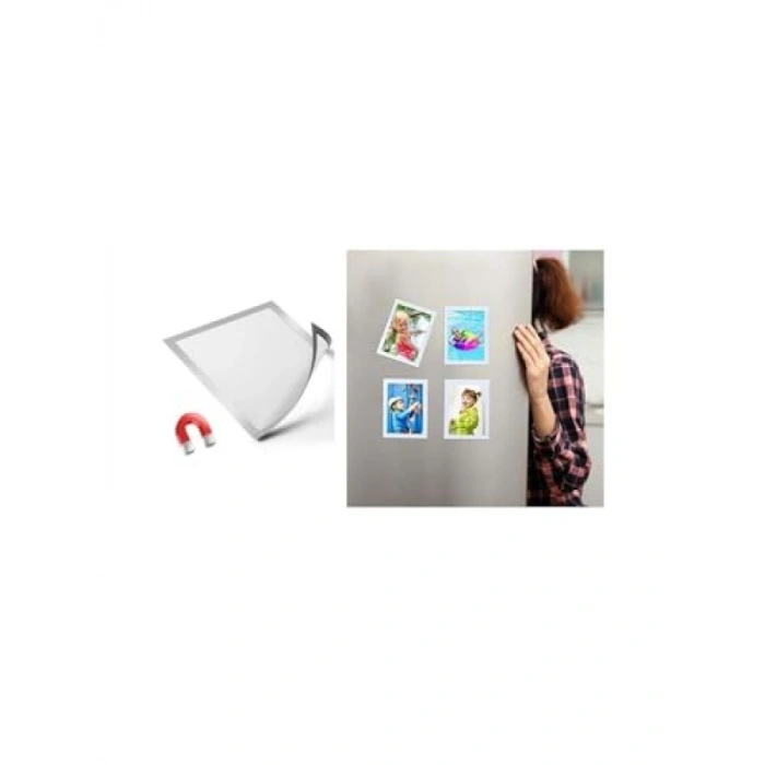 10 Adet Mıknatıslı Şömiz Manyetik Resim Çerçeve - 10x15 cm