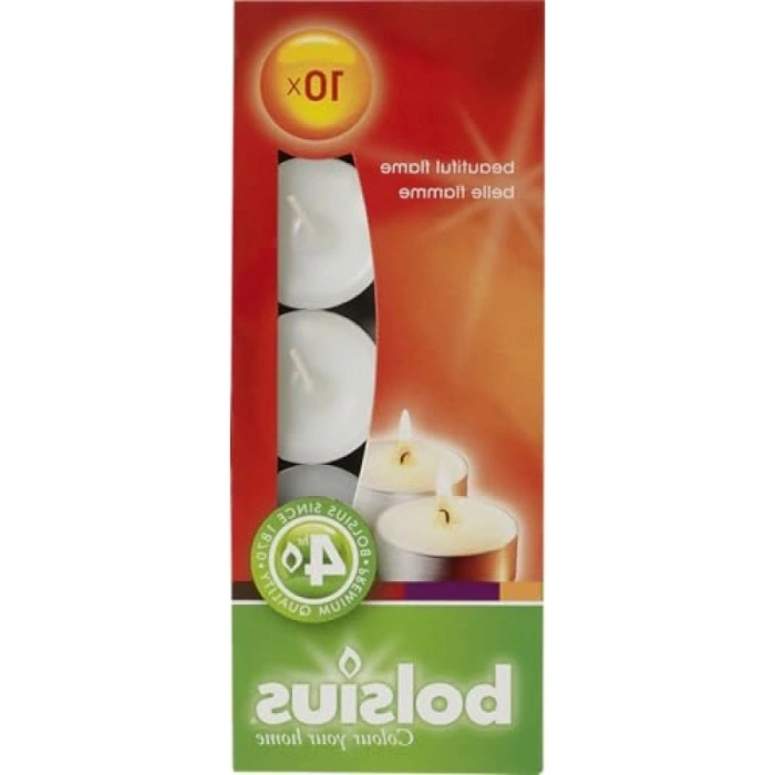 10 Adet Yumuşak Ateşli, Dumansız Tealight Mum