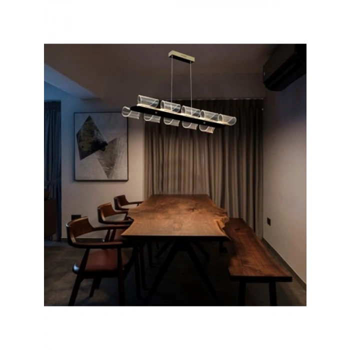 10lu Led Masa Üstü Avize - 28W, 3000K Sıcak Işık