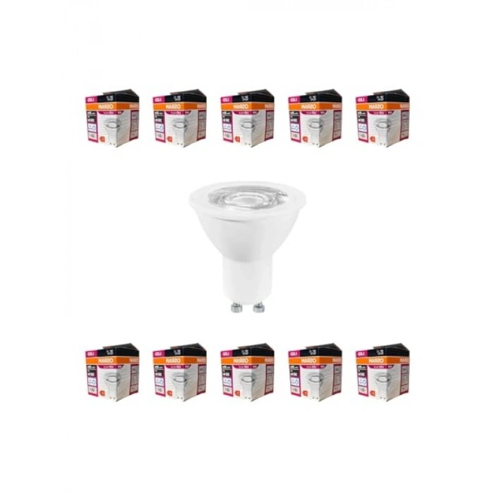 10lu Paket LED Ampul - 4.5W, 6500K Soğuk Beyaz Işık