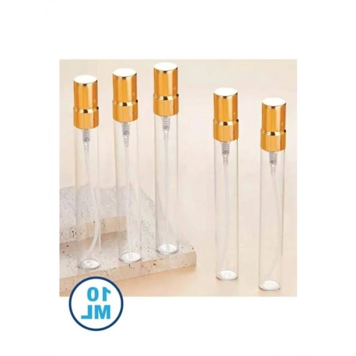10 ml Kapasiteye Sahip Boş Cam Parfüm Şişesi Vidalı Tasarım