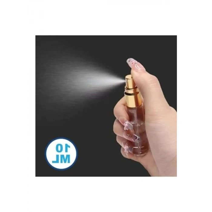 10 ml Kapasiteye Sahip Boş Cam Parfüm Şişesi Vidalı Tasarım