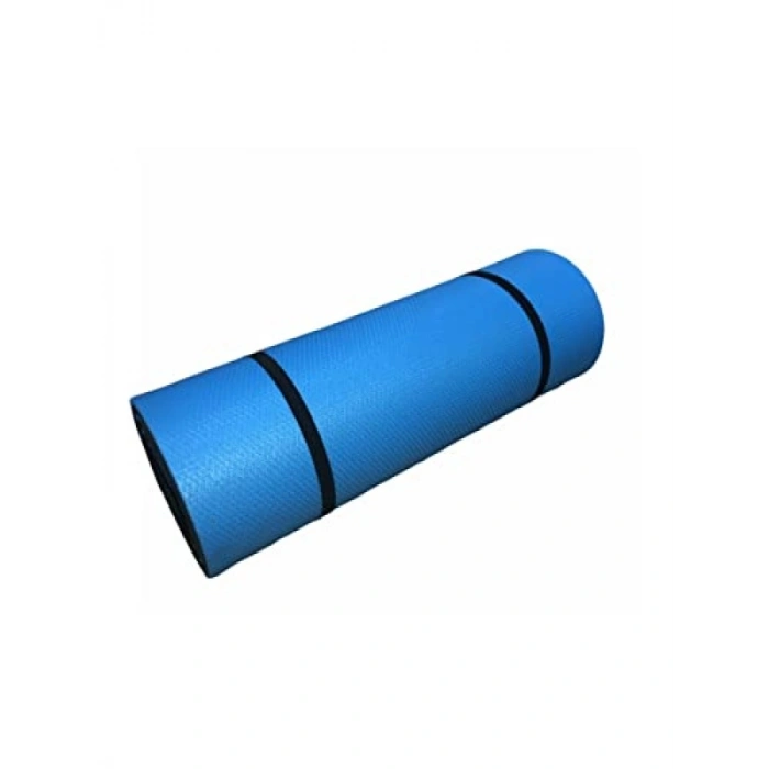 10 Mm Kalınlığında Pilates Matı, 180x60 Cm, Mavi