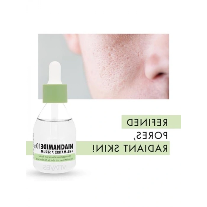 %10 Niacinamide ve Hyalüronik Asit Serum 30 ML