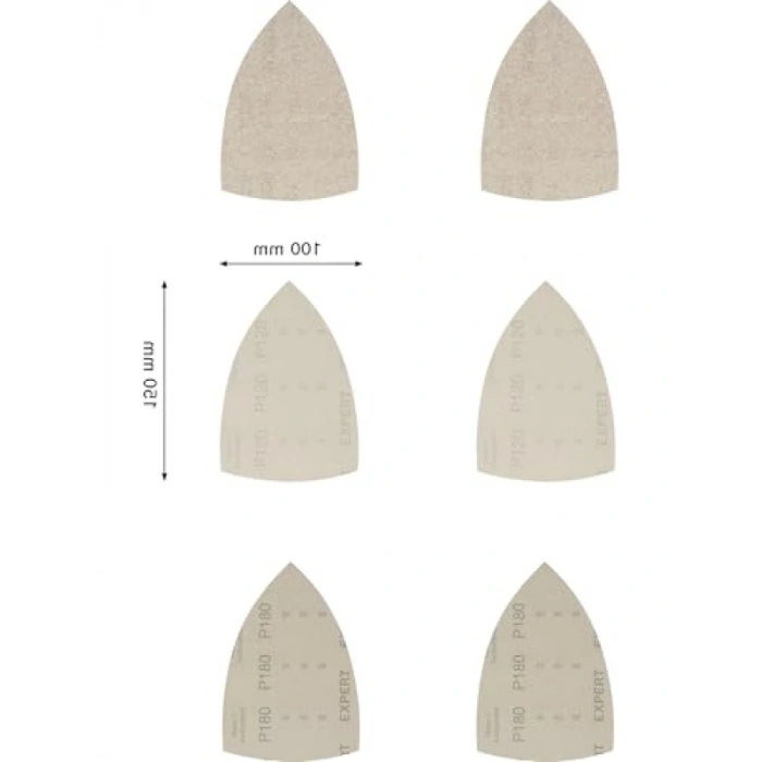 10 Parça Ağ Zımpara Seti - 100x150 mm, Düşük Tozla Etkili Zımparalama